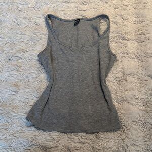 Gray Sleeveless Women's Top